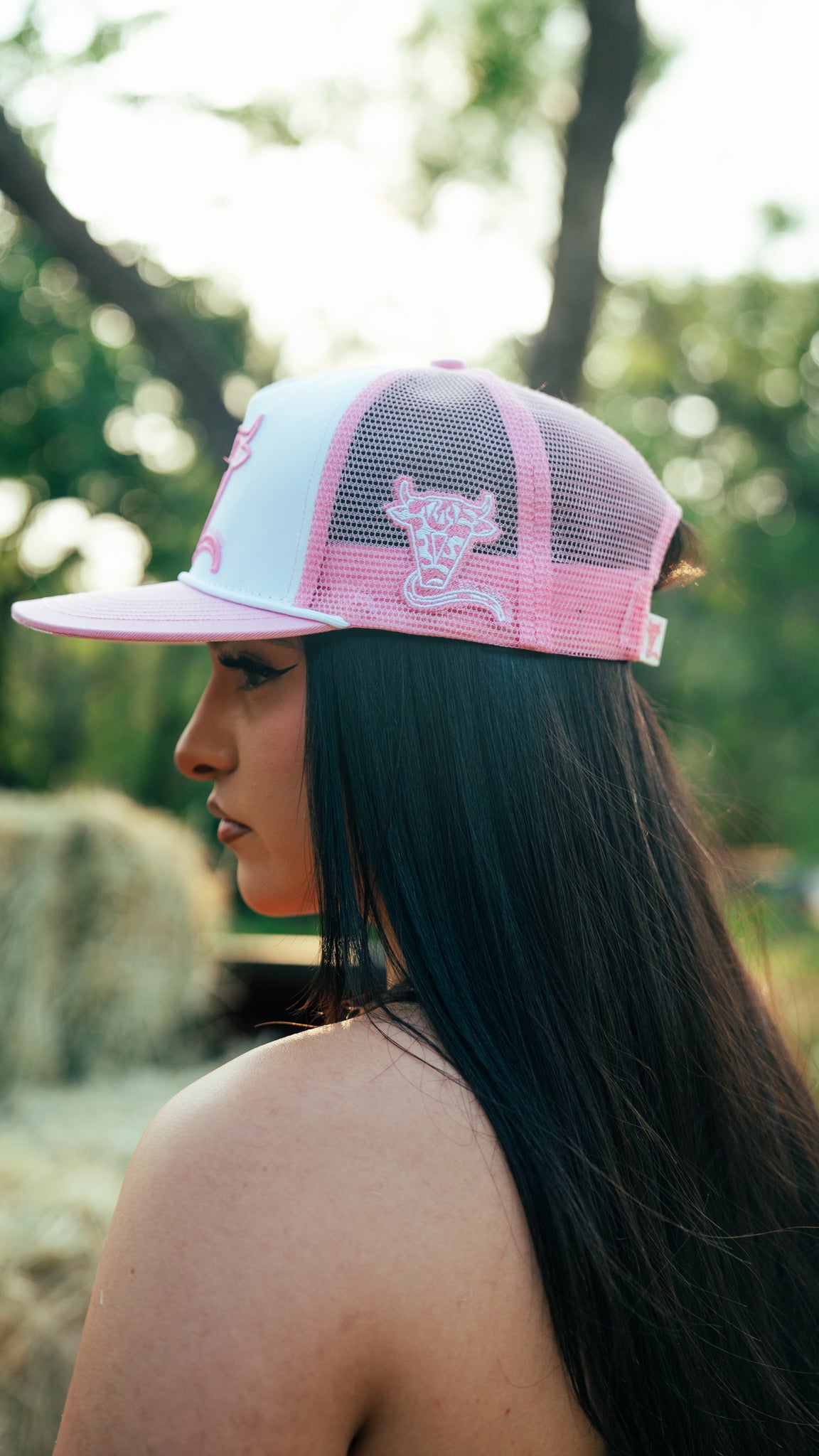pink and white