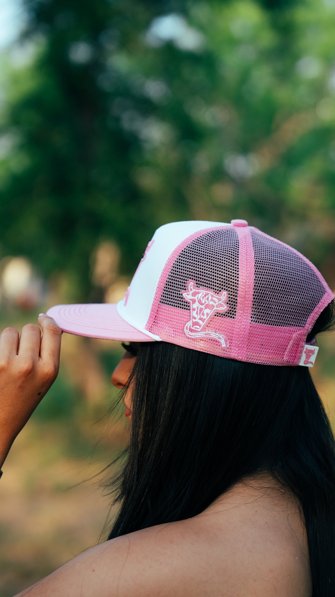 pink and white